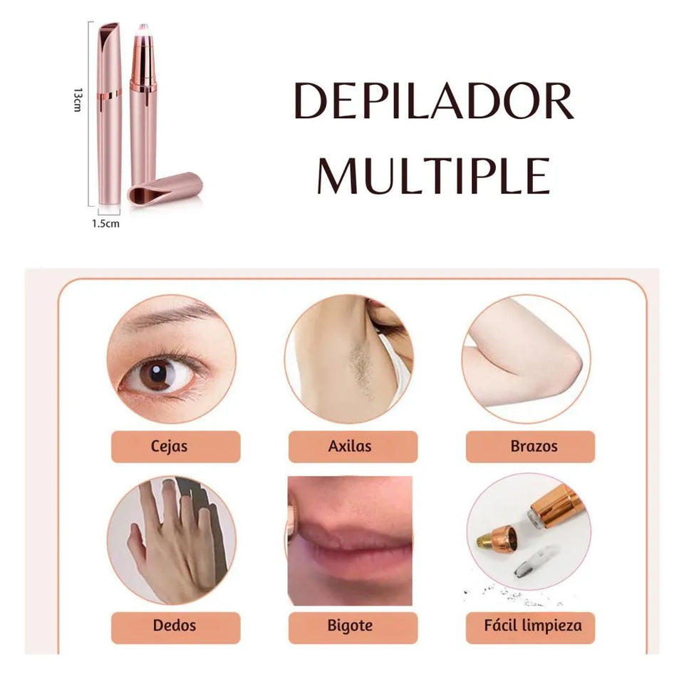 DEPILADOR DE CEJAS RECARGABLE